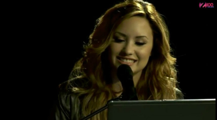 bscap0009 - Demi Lovato talking about Greece Z100 live chat 08 03 2012