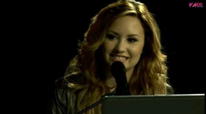 bscap0012 - Demi Lovato talking about Greece Z100 live chat 08 03 2012