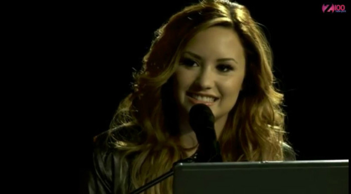 bscap0014 - Demi Lovato talking about Greece Z100 live chat 08 03 2012