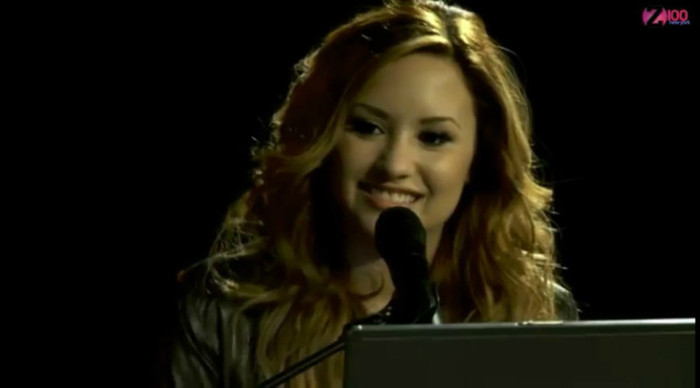 bscap0067 - Demi Lovato talking about Greece Z100 live chat 08 03 2012