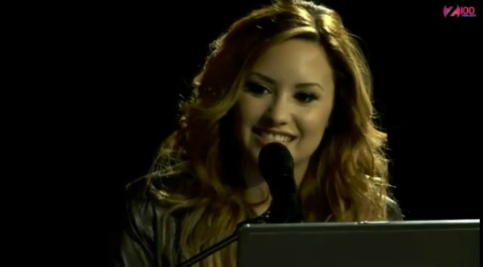 bscap0069 - Demi Lovato talking about Greece Z100 live chat 08 03 2012