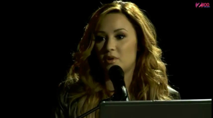 bscap0121 - Demi Lovato talking about Greece Z100 live chat 08 03 2012