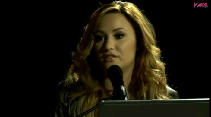 bscap0122 - Demi Lovato talking about Greece Z100 live chat 08 03 2012