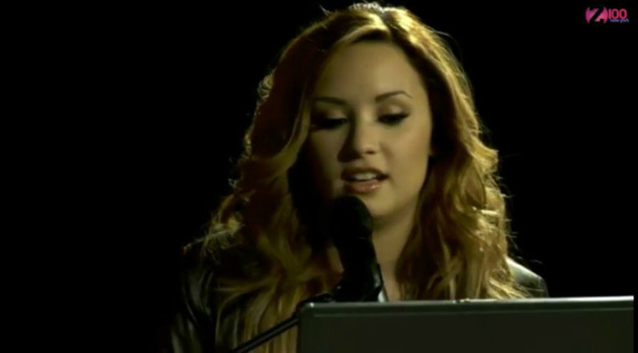 bscap0126 - Demi Lovato talking about Greece Z100 live chat 08 03 2012
