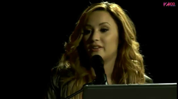 bscap0128 - Demi Lovato talking about Greece Z100 live chat 08 03 2012