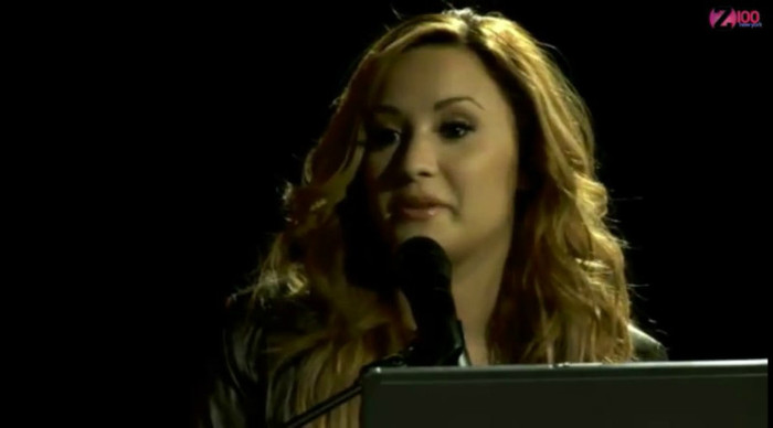 bscap0129 - Demi Lovato talking about Greece Z100 live chat 08 03 2012