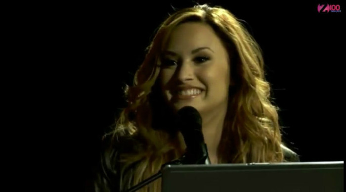 bscap0132 - Demi Lovato talking about Greece Z100 live chat 08 03 2012