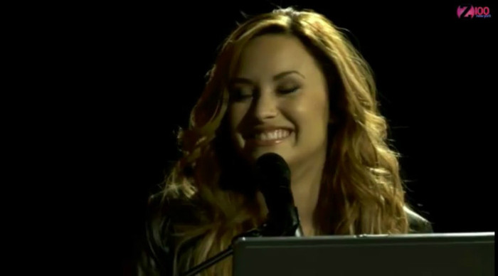 bscap0133 - Demi Lovato talking about Greece Z100 live chat 08 03 2012