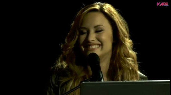 bscap0135 - Demi Lovato talking about Greece Z100 live chat 08 03 2012