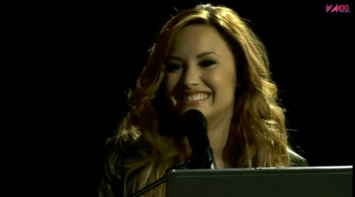 bscap0136 - Demi Lovato talking about Greece Z100 live chat 08 03 2012