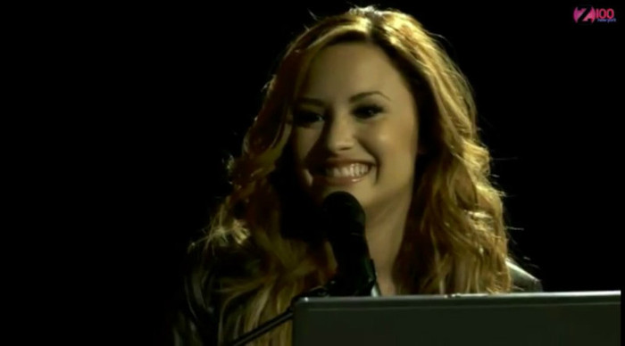 bscap0137 - Demi Lovato talking about Greece Z100 live chat 08 03 2012