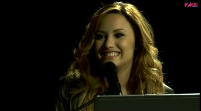 bscap0141 - Demi Lovato talking about Greece Z100 live chat 08 03 2012