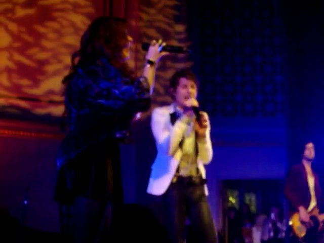 bscap0501 - Demi And Hot Chelle Rae - Why Dont You Love Me - Acoustic Christmas 2011 Part oo2