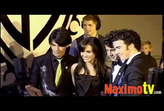 bscap0198 - Demilush and Jonas Brothers The 3D Concert Experience Premiere - Feb 24 2009