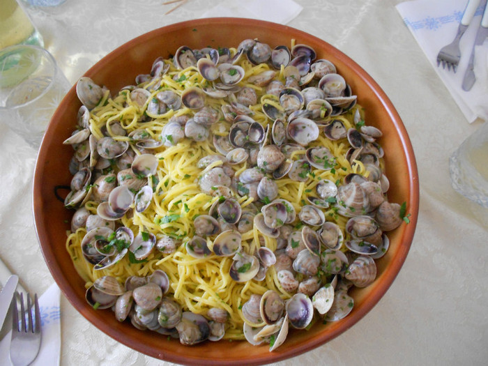 chitarine con le vongole