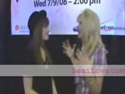 bscap0357 - Demilush -  Interview before the concert with the Jonas Brothers Part oo1