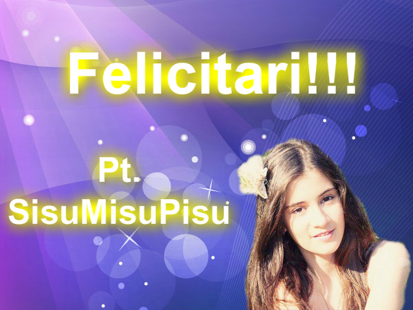 Pt. SisuMisuPisu-Felicitari!!! - Premii