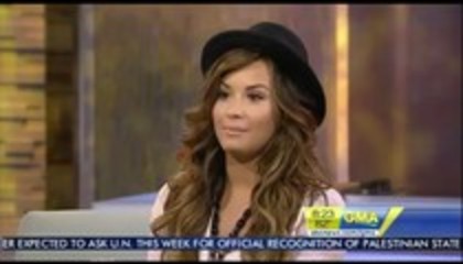 Demi  Lovato - Good Morning America  Inteview (512)