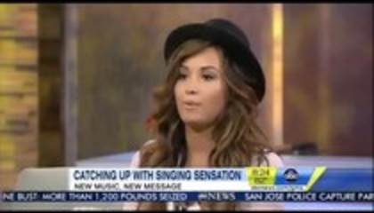 Demi  Lovato - Good Morning America  Inteview (1485)