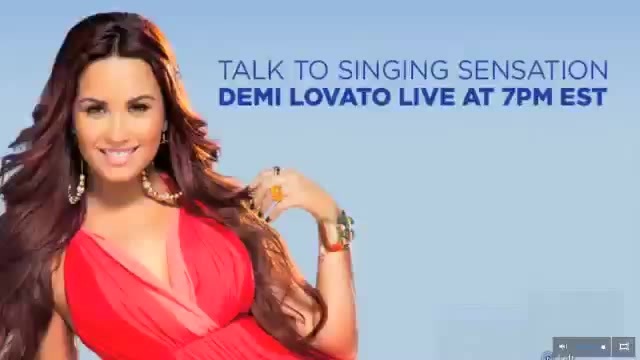 Demi Lovato Acuvue Live Chat - May 16_ 2012 000002