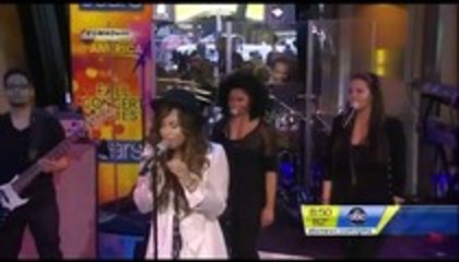 Demi Lovato - Skyscraper Performance Good Morning America (1018)