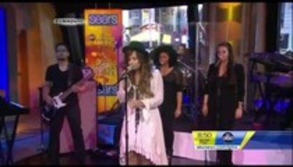 Demi Lovato - Skyscraper Performance Good Morning America (1446)