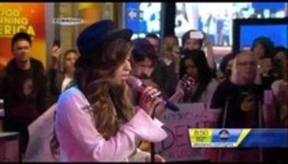Demi Lovato - Skyscraper Performance Good Morning America (1453)
