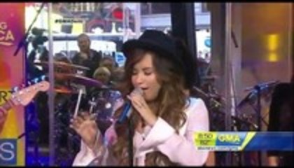 Demi Lovato - Skyscraper Performance Good Morning America (6726)