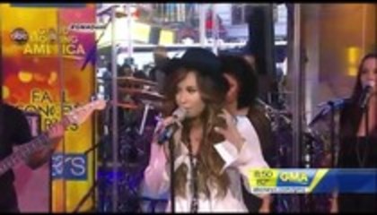Demi Lovato - Skyscraper Performance Good Morning America (6756)