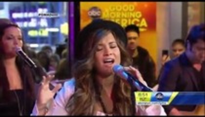 Demi Lovato - Skyscraper Performance Good Morning America (7688)