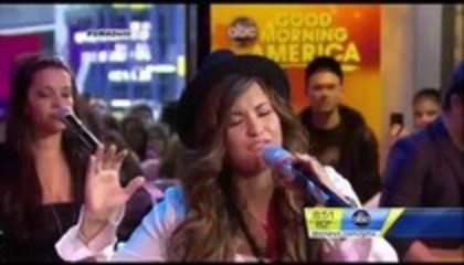 Demi Lovato - Skyscraper Performance Good Morning America (7714)