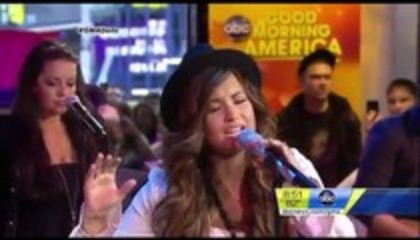 Demi Lovato - Skyscraper Performance Good Morning America (8160)