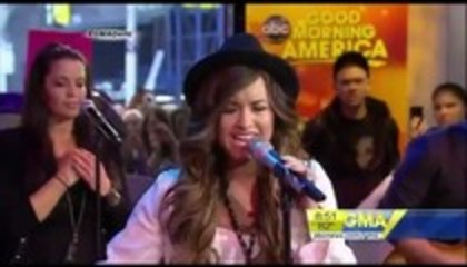 Demi Lovato - Skyscraper Performance Good Morning America (8165)
