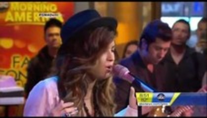 Demi Lovato - Skyscraper Performance Good Morning America (7217)