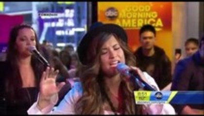 Demi Lovato - Skyscraper Performance Good Morning America (7739)