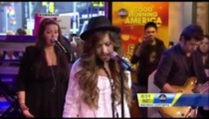 Demi Lovato - Skyscraper Performance Good Morning America (10096)