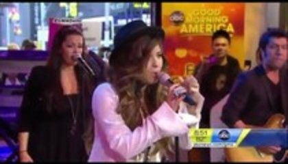 Demi Lovato - Skyscraper Performance Good Morning America (10111)