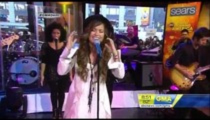 Demi Lovato - Skyscraper Performance Good Morning America (11041)