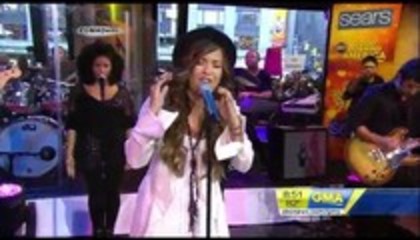 Demi Lovato - Skyscraper Performance Good Morning America (11043)