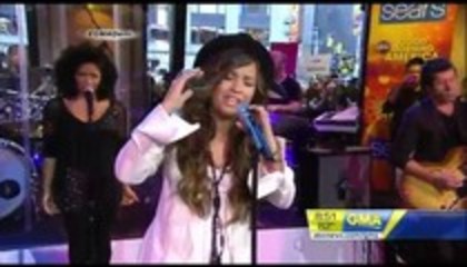 Demi Lovato - Skyscraper Performance Good Morning America (11048)