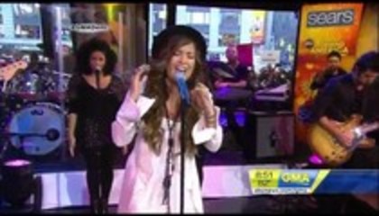 Demi Lovato - Skyscraper Performance Good Morning America (11066)