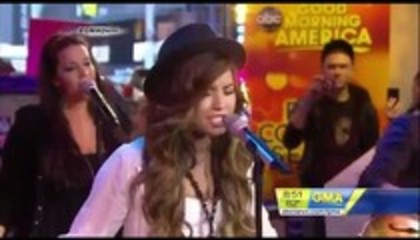 Demi Lovato - Skyscraper Performance Good Morning America (12966)