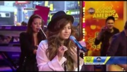 Demi Lovato - Skyscraper Performance Good Morning America (15869)