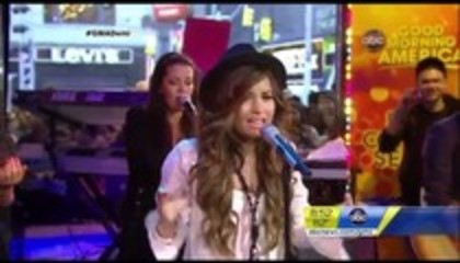 Demi Lovato - Skyscraper Performance Good Morning America (15897)