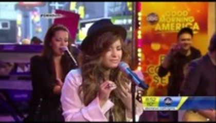 Demi Lovato - Skyscraper Performance Good Morning America (15856)