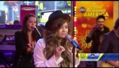 Demi Lovato - Skyscraper Performance Good Morning America (15879)