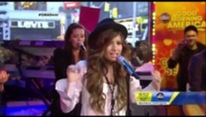 Demi Lovato - Skyscraper Performance Good Morning America (15848)