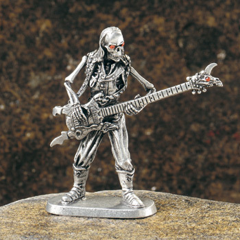 skeleton-figurine-guitar - figurine