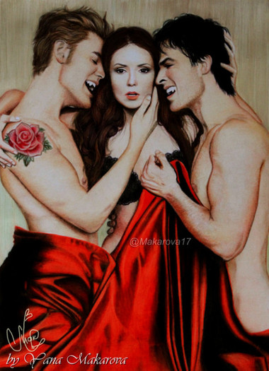 the_vampire_diaries_by_makarova17-d4si2co - the vampire diaries