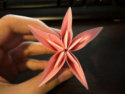 17 - Cum sa faci o floare origami